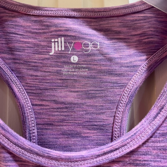 Beautiful pinky purple Jill Yoga tank size L - Picture 2 of 5